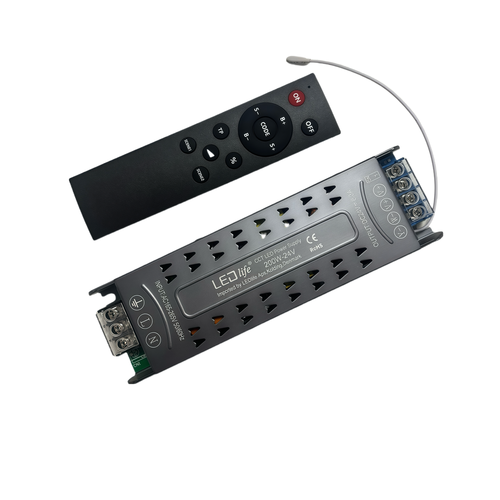 200W / 24V DC CCT Netzteil - 8.33A, IP20 Innenbereich, mit Fernbedienung, flimmerfrei