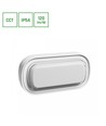 10W Pastilo CCT LED Wand/Deckenleuchte - 120lm/W, IP54, IK10, Oval, weiß, 3-CCT switchable