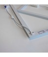 Hexagon Diamant 60x60 LED-Panel, 60W - 100lm/W, weißer Rand