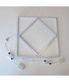 Hexagon Diamant 60x60 LED-Panel, 60W - 100lm/W, weißer Rand