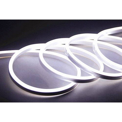9W pro Meter Kaltweiß 8x16 CLIP-ON Neon Flex LED - 230V, IP67
