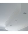 2 Stk. GU10 Einbaustrahler - Rund, Chrom, Loch: Ø7,0 cm, max 35W
