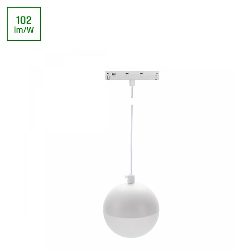 10W SHIFT BASIC GLOBE PENDANT - 48V, Pendelleuchte für Schienensystem