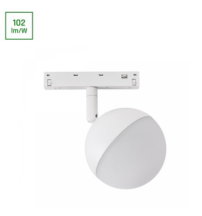 10W SYSTEM SHIFT BASIC GLOBE, 48V - Ø9cm, warmweiß, DC, 90x150 mm