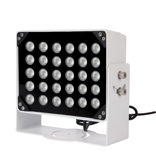 Infrarot-Strahler für Überwachung/Kamera - 850nm, IR-Nachtbeleuchtung, LED-Strahler, 30W, IP65, 230V
