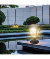 2W LED Solar Gartenlampe mit Sensor - Schwarz, IP65, CCT, Aluminium, für Außenbereich