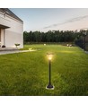 2W Solara LED Gartenleuchte mit Solarpanel und Sensor - IP65, 93cm, CCT