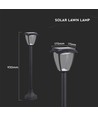 2W Solara LED Gartenleuchte mit Solarpanel und Sensor - IP65, 93cm, CCT