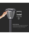 2W Solara LED Gartenleuchte mit Solarpanel und Sensor - IP65, 93cm, CCT
