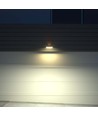 3W Solar Wandleuchte mit Sensor - IP65, weiß, 350lm, PIR Sensor, Außenbereich