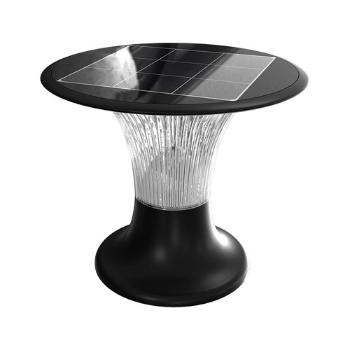15W Solar Gartenleuchte, 2200lm - IP65, schwarz, Diamond, CCT, RADAR Sensor, 3.2V, inkl. Akku