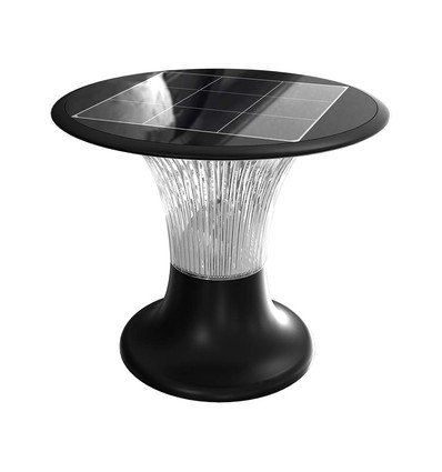 15W Solar Gartenleuchte, 2200lm - IP65, schwarz, Diamond, CCT, RADAR Sensor, 3.2V, inkl. Akku