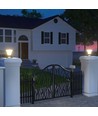 15W Solar Gartenleuchte, 2200lm - IP65, schwarz, Diamond, CCT, RADAR Sensor, 3.2V, inkl. Akku