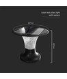 15W Solar Gartenleuchte, 2200lm - IP65, schwarz, Diamond, CCT, RADAR Sensor, 3.2V, inkl. Akku