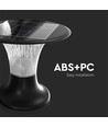 15W Solar Gartenleuchte, 2200lm - IP65, schwarz, Diamond, CCT, RADAR Sensor, 3.2V, inkl. Akku