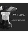 15W Solar Gartenleuchte, 2200lm - IP65, schwarz, Diamond, CCT, RADAR Sensor, 3.2V, inkl. Akku