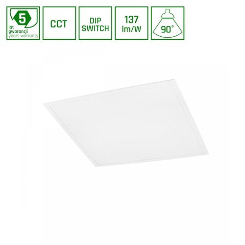 60x60 LED Panel, 26W/36W/46W - 144lm/W, CCT, UGR19, Backlight, 5 Jahre Garantie