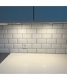 2,7W Ø6,8cm Reco68 Möbel-Einbaustrahler RA92 - 12V DC, Lochausschnitt: Ø5,5 cm, Maße: Ø6,8 cm, Mattweiß