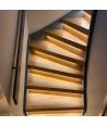 2x5m 12W/m Treppen LED COB Streifen-Set - 24V DC, IP20, mit Sensor