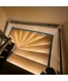 2x5m 12W/m Treppen LED COB Streifen-Set - 24V DC, IP20, mit Sensor