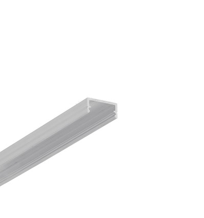 2m Aluprofil BEGTON12 J/S - Unbehandeltes Aluminium, Aufbau, LED-Schiene