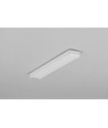 2m Aluminiumprofil BEGTON12 J/S - Weiß lackiert, Aufbau, LED-Schiene
