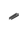 2m Aluprofil COZY12 C/U1 - Schwarz eloxiert, Aufbau, LED-Schiene
