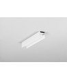 2m Aluprofil COZY12 C/U1 - Weiß lackiert, Aufbau, LED-Schiene