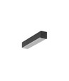 2m Aluprofil HOOD14 F/U1 - Schwarz eloxiert, Aufbau, LED-Schiene