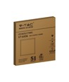 Hintergrundbeleuchtetes 60x60 LED-Panel, 36W - 120 lm/W, flimmerfrei, weißer Rand