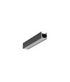 2m Aluprofil LEVEL12 C/U1 - Schwarz eloxiert, Aufbau, LED-Schiene