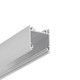 1m Aluprofil LINEA20 EE7F/TY - Unbehandeltes Aluminium, Aufbau, LED-Schiene