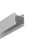 2m Aluprofil LINEA20 EE7F/TY - Eloxiert, Aufbau, LED-Schiene