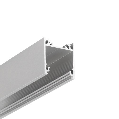 2m Aluprofil LINEA20 EE7F/TY - Eloxiert, Aufbau, LED-Schiene