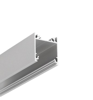2m Aluprofil LINEA20 EE7F/TY - Eloxiert, Aufbau, LED-Schiene