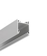 2m Aluprofil LINEA20 EE7F/TY - Eloxiert, Aufbau, LED-Schiene