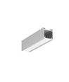 2m Aluprofil LINEA20 EE7F/TY - Eloxiert, Aufbau, LED-Schiene