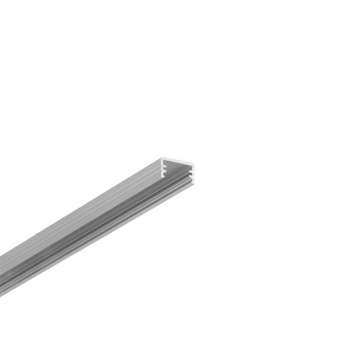 2m Aluminiumprofil SLIM8 AC2/Z - Eloxiert, Aufbau, LED-Schiene