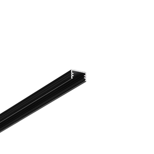 2m Aluprofil SLIM8 AC2/Z - Schwarz eloxiert, Aufbau, LED-Schiene