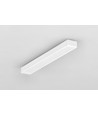 2m Aluprofil SLIM8 AC2/Z - Weiß lackiert, Aufbau, LED-Schiene