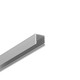 2m Aluprofil SMART10 AC2/Z - Eloxiert, Aufbau, LED-Schiene