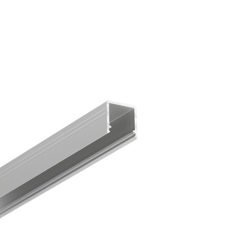 2m Aluprofil SMART10 AC2/Z - Eloxiert, Aufbau, LED-Schiene