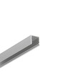 2m Aluprofil SMART10 AC2/Z - Eloxiert, Aufbau, LED-Schiene