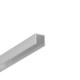 2m Aluprofil SMART10 AC2/Z - Unbehandeltes Aluminium, Aufbau, LED-Schiene