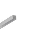 2m Aluprofil SMART10 AC2/Z - Unbehandeltes Aluminium, Aufbau, LED-Schiene