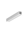 2m Aluprofil SMART10 AC2/Z - Unbehandeltes Aluminium, Aufbau, LED-Schiene