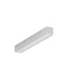 2m Aluprofil SMART10 AC2/Z - Unbehandeltes Aluminium, Aufbau, LED-Schiene