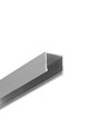 2m Aluprofil SMART16 BC3/U4 - Eloxiert, Aufbau, LED-Schiene