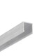 2m Aluprofil SMART16 BC3/U4 - Unbehandeltes Aluminium, Aufbau, LED-Schiene