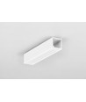 2m Aluprofil SMART16 BC3/U4 - Weiß lackiert, Aufbau, LED-Schiene